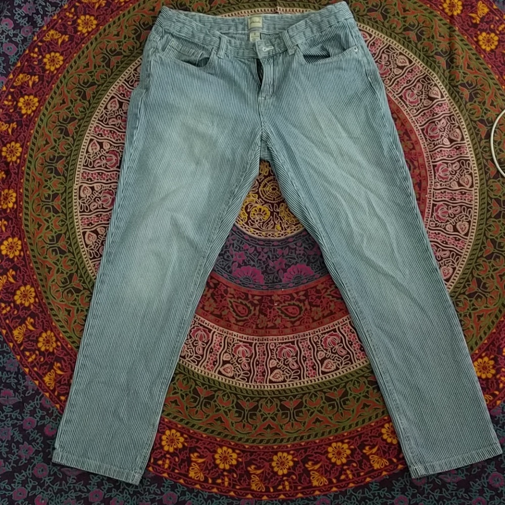 Pinstripe pants